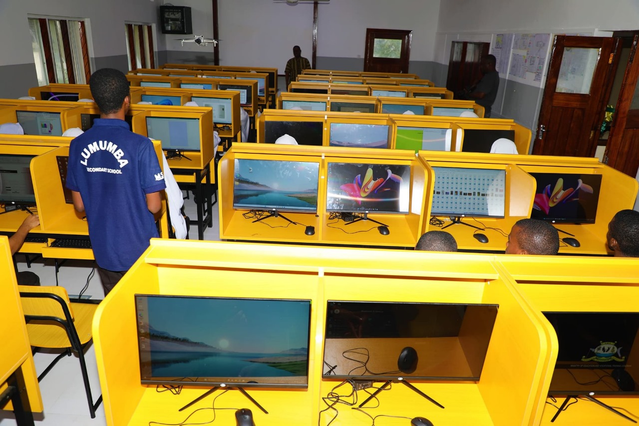 Lumumba Secondary School launch ceremony in Zanzibar
